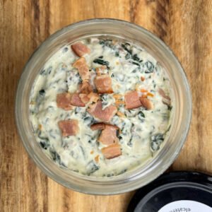 Dip de Espinaca con Tocino
