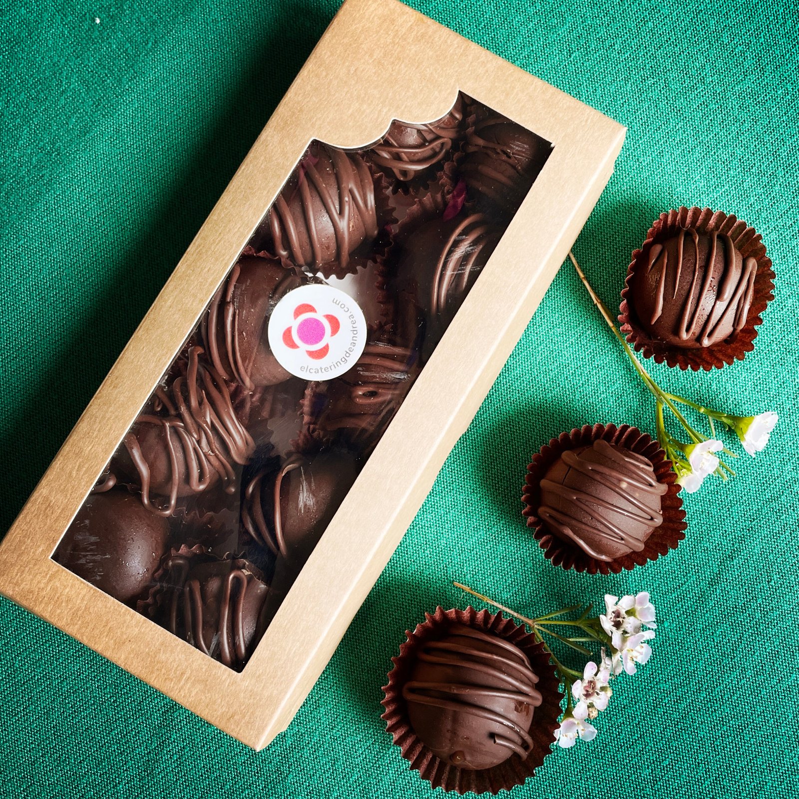 Cajita de Trufas de Chocolate