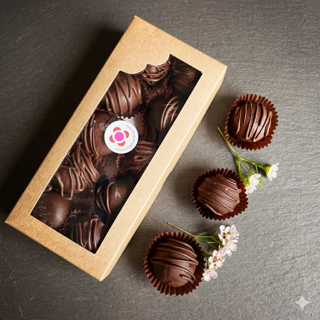 Cajita de Trufas de Chocolate